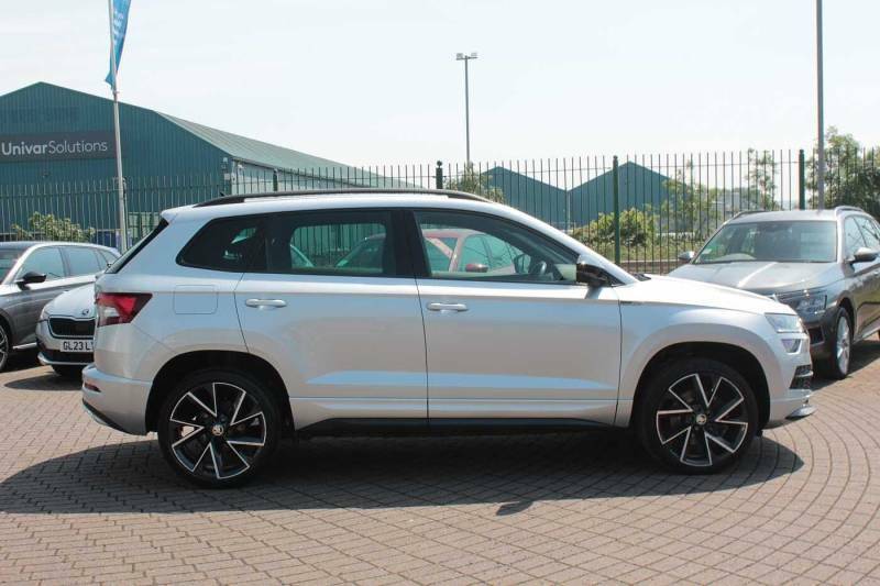Skoda Karoq 1.5 Tsi Sport Line Dsg - 2021 21 YB21VUK Silver #4