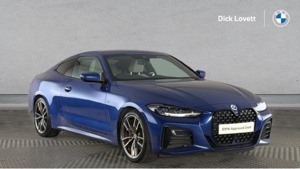 BMW 4 Series 3.0 M440d Mht Xdrive Euro 6 2-Door Blue