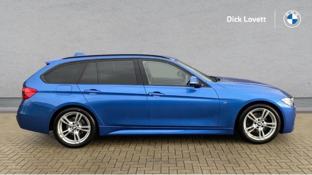 BMW 3 Series 2.0 320D M Sport Touring Euro 6 5-Door Blue #3