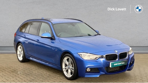 BMW 3 Series 2.0 320D M Sport Touring Euro 6 5-Door Blue