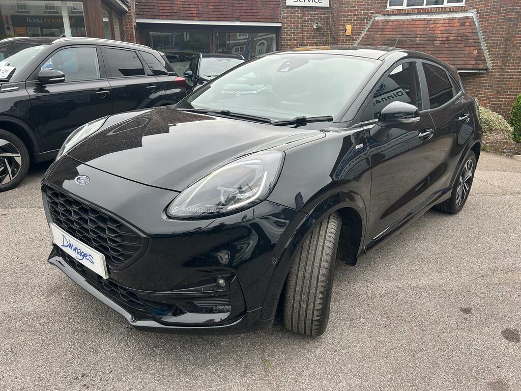 Ford Puma 1.0T Ecoboost Mhev St-line Suv Hybrid M GX24LGG Black #3