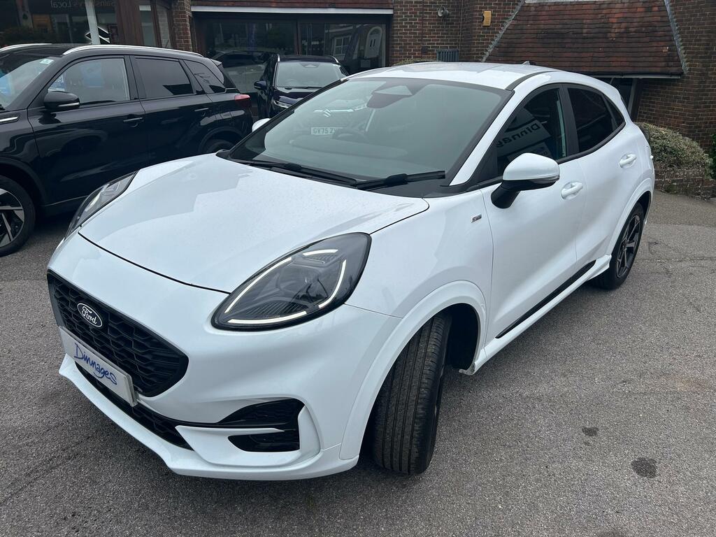 Ford Puma 1.0T Ecoboost Mhev St-line Suv Hybrid M GY24EEO White #3