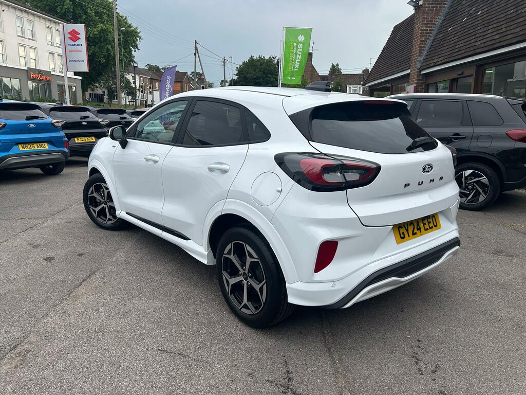Ford Puma 1.0T Ecoboost Mhev St-line Suv Hybrid M GY24EEO White #5