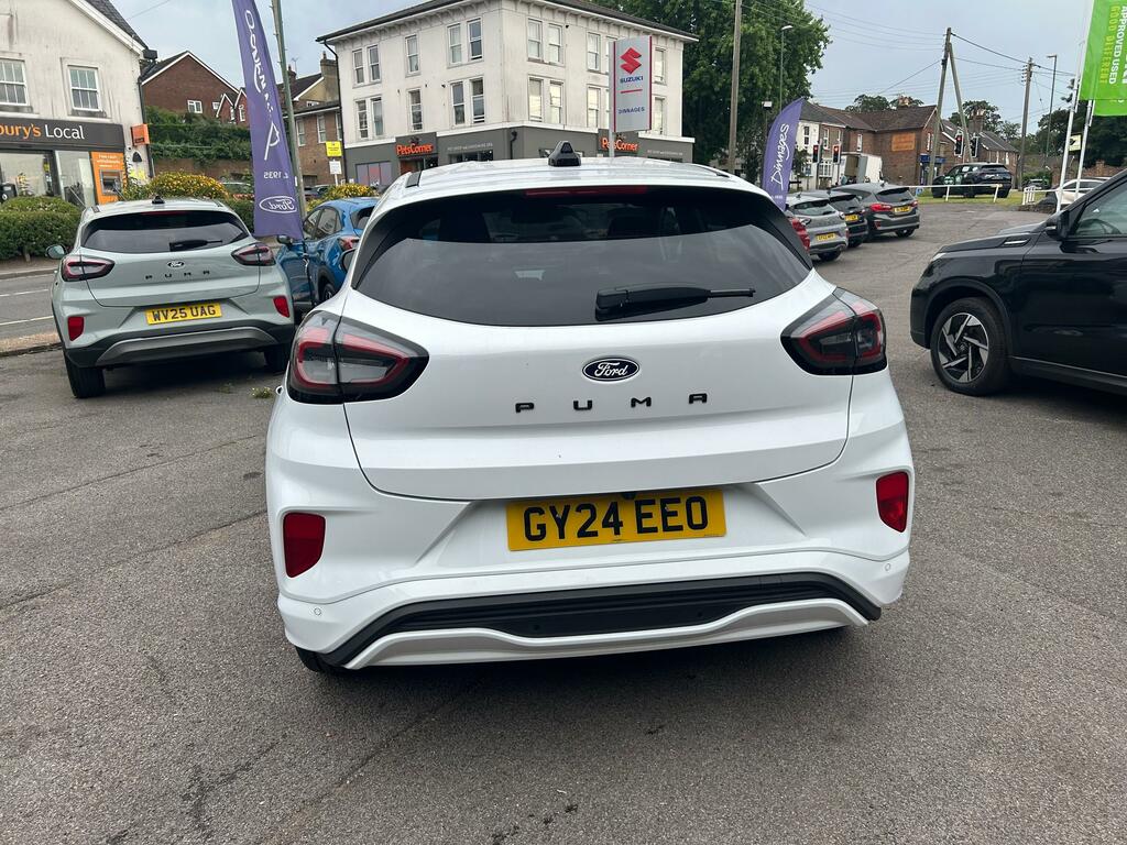 Ford Puma 1.0T Ecoboost Mhev St-line Suv Hybrid M GY24EEO White #6