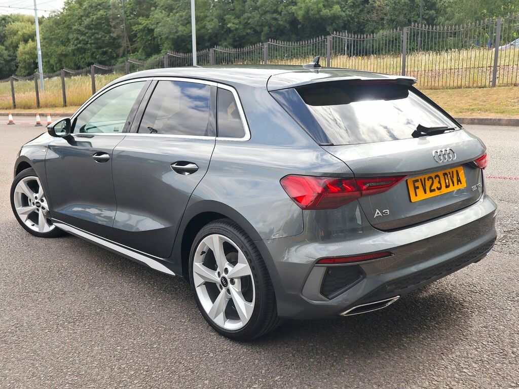 Audi A3 1.5 S Line 35 Sportback Tfsi FV23DVA Grey #2