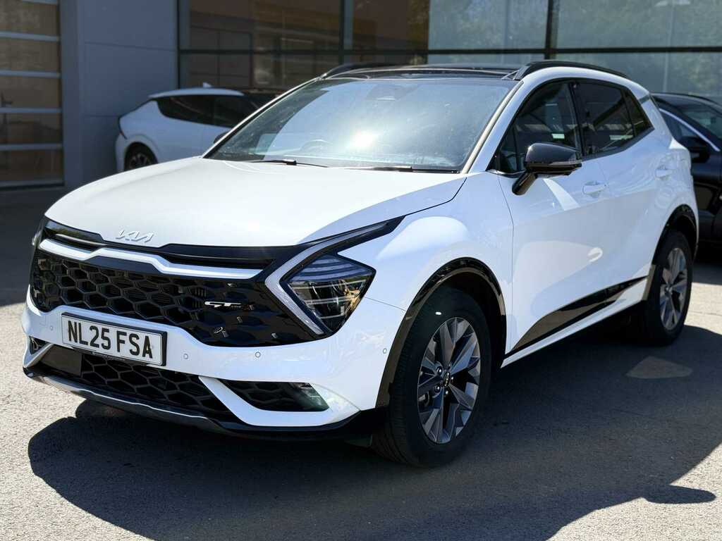 Kia Sportage 1.6T Gdi 207 Hev Gt-line S White #3