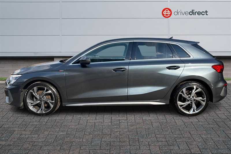 Audi A3 1.0 Tfsi 30 S Line Sportback S Tronic E SK24BHV Grey #6