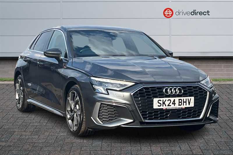 Audi A3 1.0 Tfsi 30 S Line Sportback S Tronic E Grey