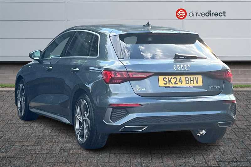 Audi A3 1.0 Tfsi 30 S Line Sportback S Tronic E SK24BHV Grey #5