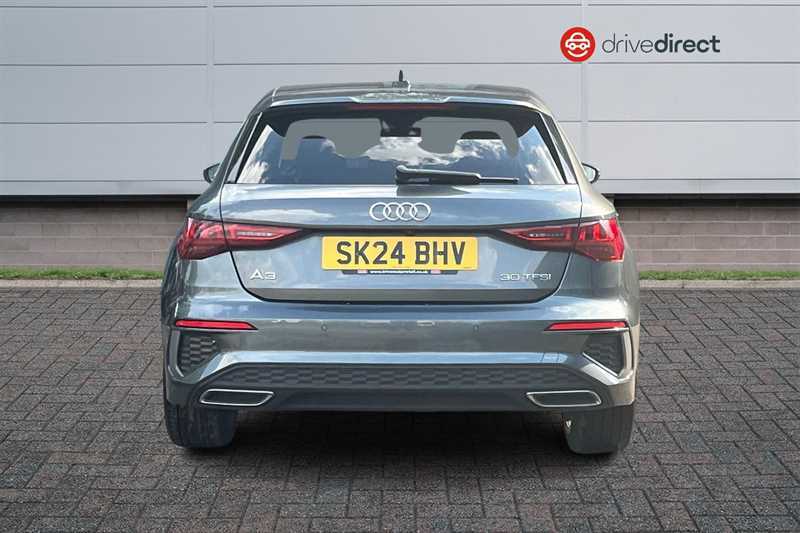 Audi A3 1.0 Tfsi 30 S Line Sportback S Tronic E SK24BHV Grey #4