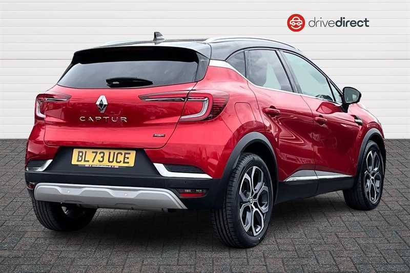 Renault Captur 1.6 E-tech Techno Suv Hybrid Euro BL73UCE Red #3