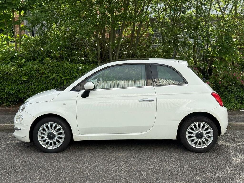 Fiat 500 1.2 Lounge Euro 6 Ss YFZ7599 White #6