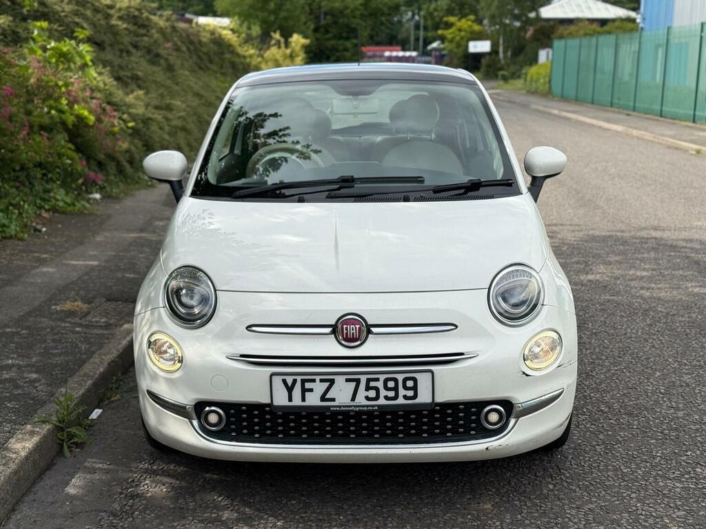 Fiat 500 1.2 Lounge Euro 6 Ss YFZ7599 White #2