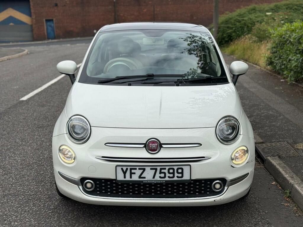 Fiat 500 1.2 Lounge Euro 6 Ss YFZ7599 White #5