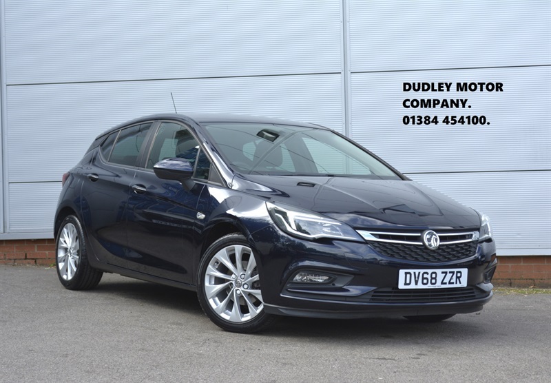 Vauxhall Astra 1.0I Turbo Ecotec Design Hatchback Manu Blue