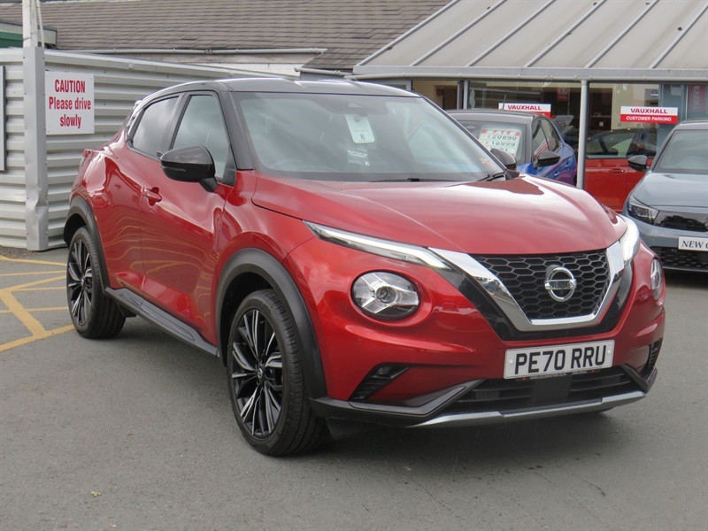 Nissan Juke 1.0 Dig-t Tekna Suv Euro 6 Ss Red