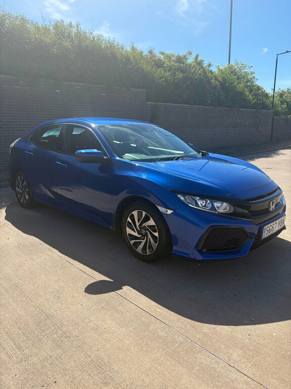 Honda Civic 1.0 Vtec Turbo Se Hatchback Cvt Euro 6 SG67VBA Blue #5