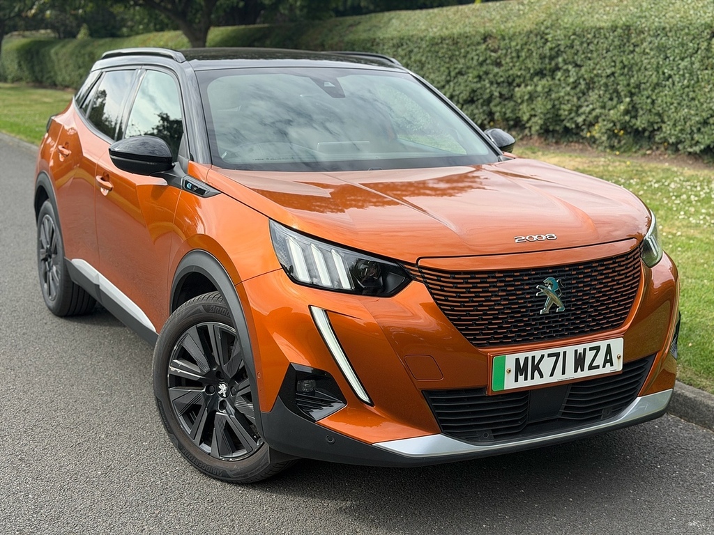 Peugeot e-2008 Gt Premium U3542 Ulez Orange
