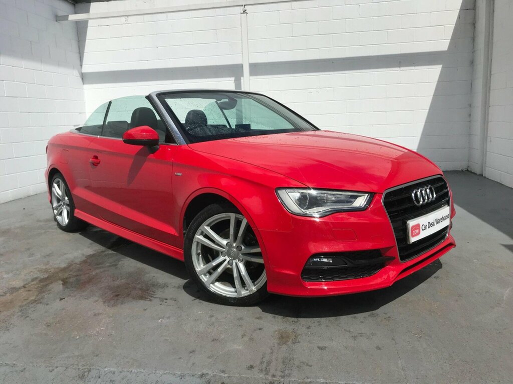 Audi A3 2.0 Tdi S Line Convertible Euro Red #4