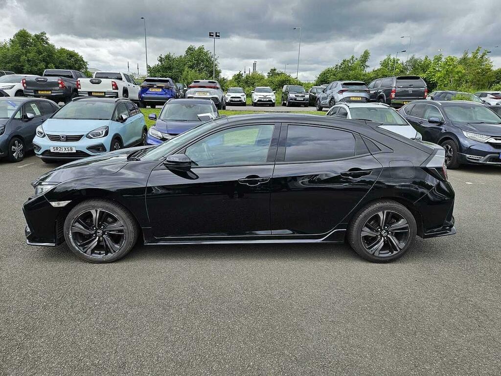 Honda Civic 1.5 Vtec Turbo Sport Plus Cvt Black #5