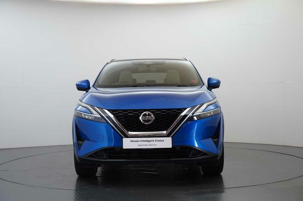 Nissan Qashqai 1.3 Dig-t Mh 140 Tekna With Glass Roof And Drive A Blue #4