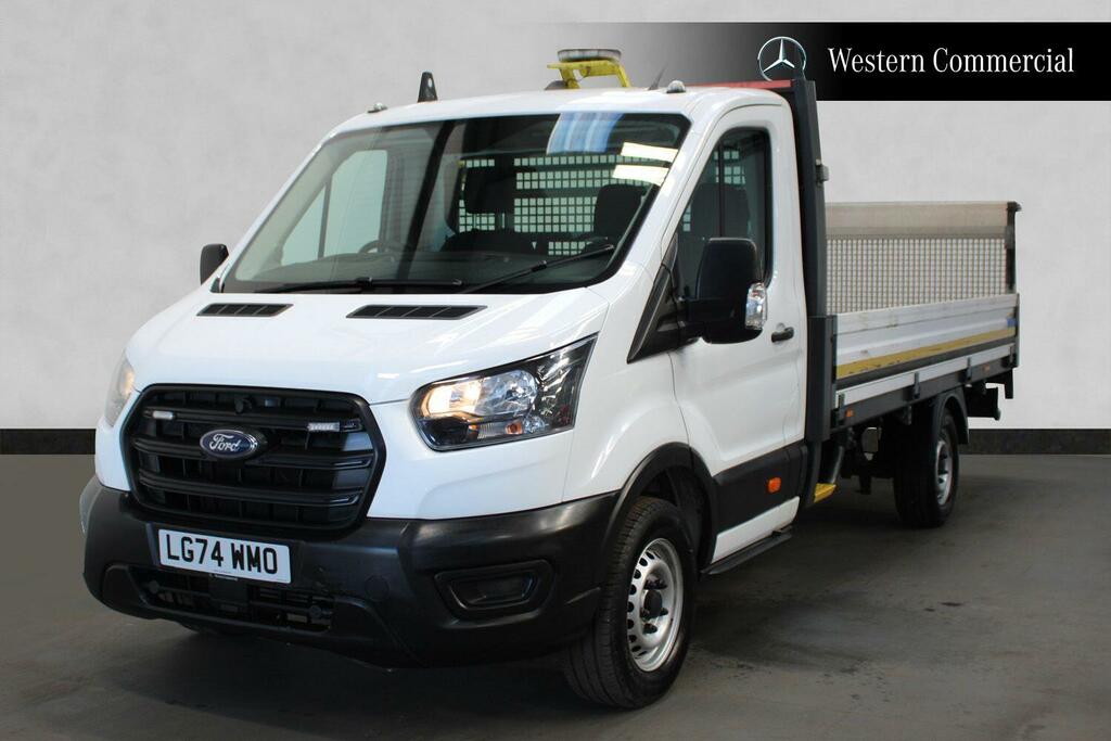 Ford Transit Custom 2.0 350 Ecoblue Leader Dropside LG74WMO White #6