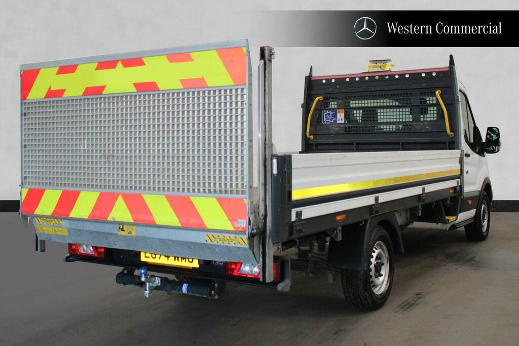 Ford Transit Custom 2.0 350 Ecoblue Leader Dropside LG74WMO White #3