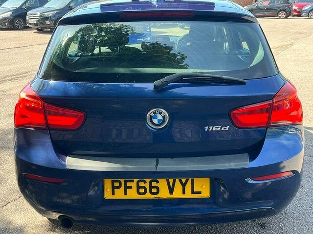 BMW 1 Series Hatchback 1.5 116D Sport Euro 6 Ss 201666 PF66VYL Blue #6