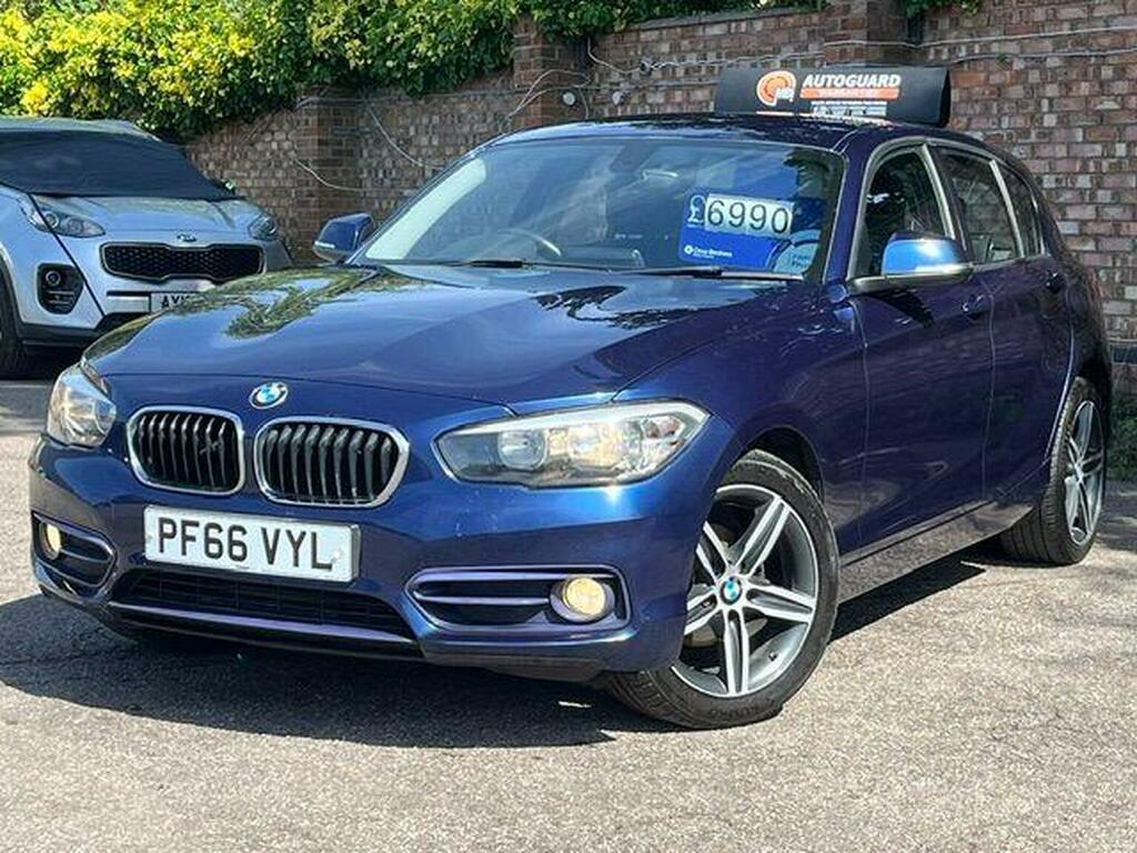 BMW 1 Series Hatchback 1.5 116D Sport Euro 6 Ss 201666 PF66VYL Blue #4