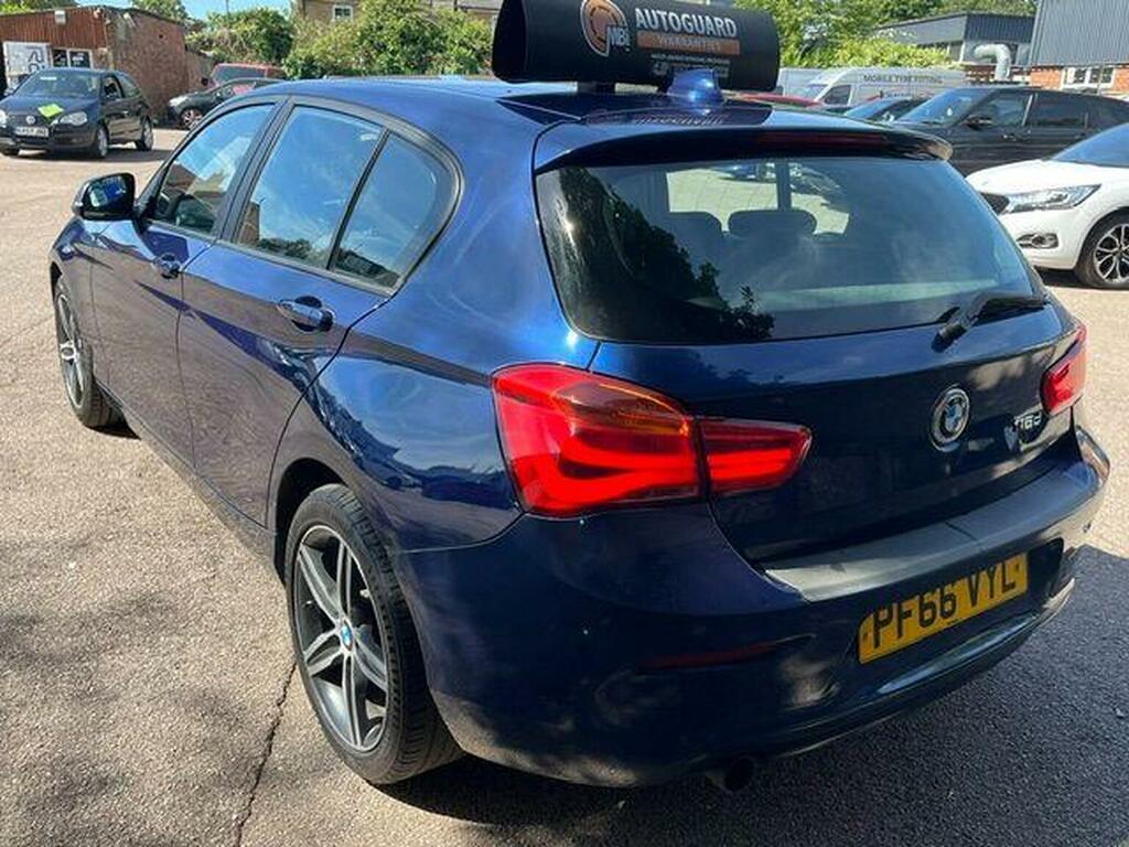 BMW 1 Series Hatchback 1.5 116D Sport Euro 6 Ss 201666 PF66VYL Blue #3