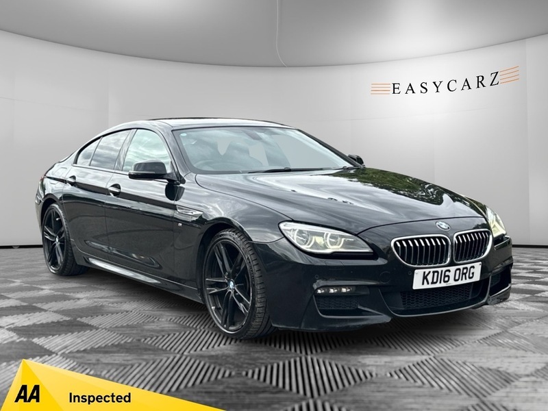 BMW 6 Series Gran Coupe 640D M Sport Gran Black