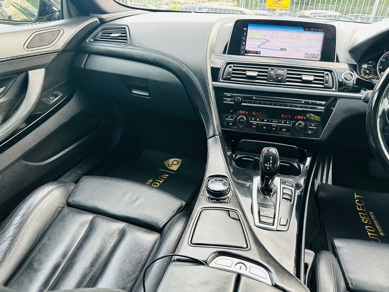 BMW 6 Series Gran Coupe 3L 640D M Sport Gran Coupe Black #17