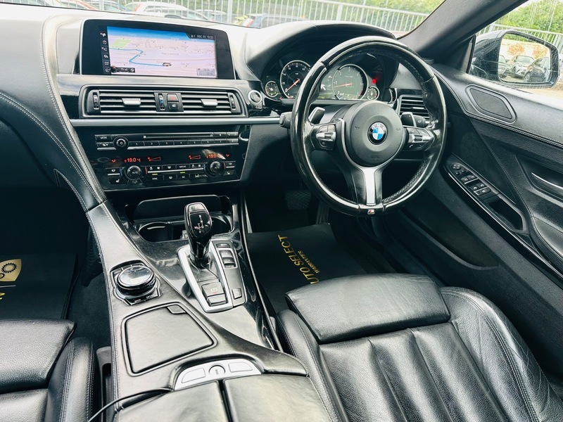 BMW 6 Series Gran Coupe 3L 640D M Sport Gran Coupe Black #18