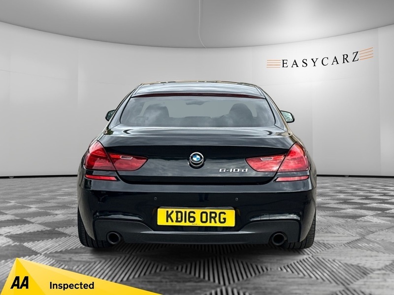 BMW 6 Series Gran Coupe 640D M Sport Gran Black #6