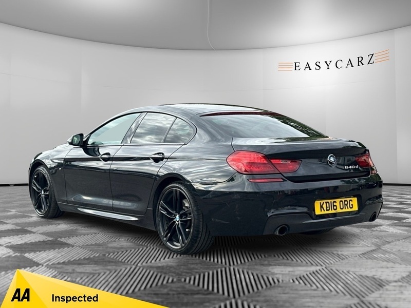 BMW 6 Series Gran Coupe 640D M Sport Gran Black #5