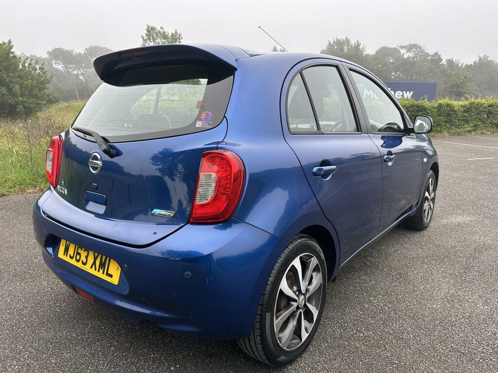 Nissan Micra 1.2 Dig-s Tekna Hatchback Euro 5 WJ63XML Blue #5