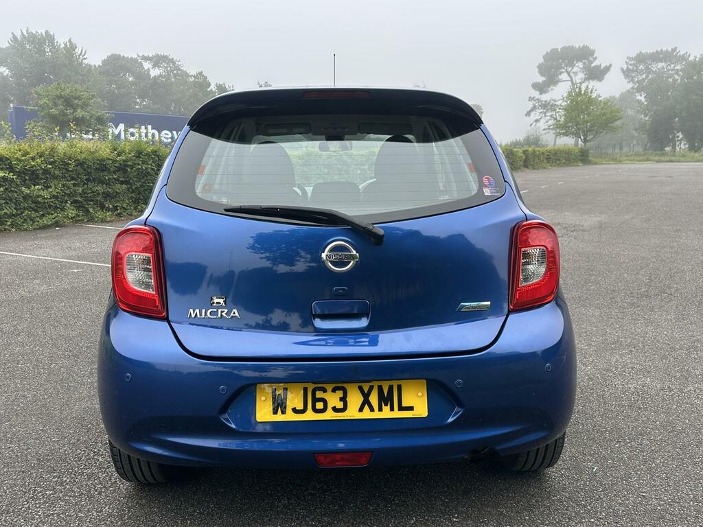 Nissan Micra 1.2 Dig-s Tekna Hatchback Euro 5 WJ63XML Blue #6