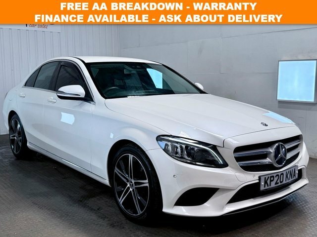 Mercedes-Benz C Class 2020 2.0 C220d Sport Edition Premium Saloon White