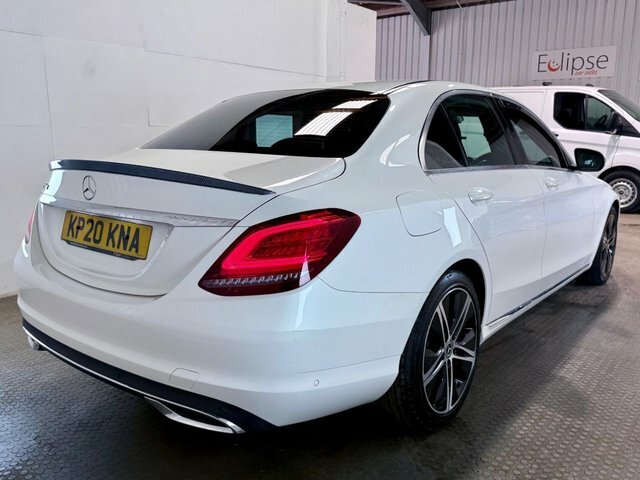 Mercedes-Benz C Class 2020 2.0 C220d Sport Edition Premium Saloon White #6