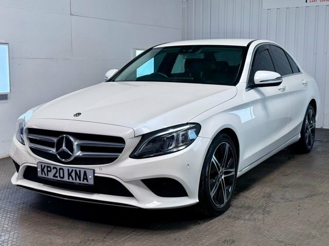 Mercedes-Benz C Class 2020 2.0 C220d Sport Edition Premium Saloon White #3