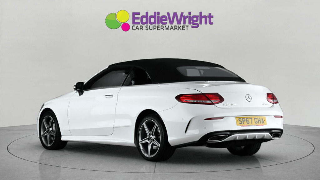 Mercedes-Benz C Class C 220 D 4Matic Amg Line SP67GHA White #2