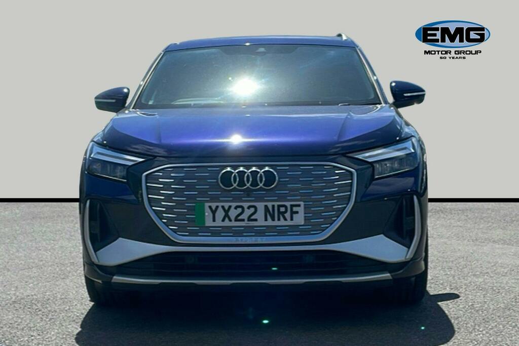 Audi Q4 E Tron 40 S Line Suv 82Kwh YX22NRF Blue #2