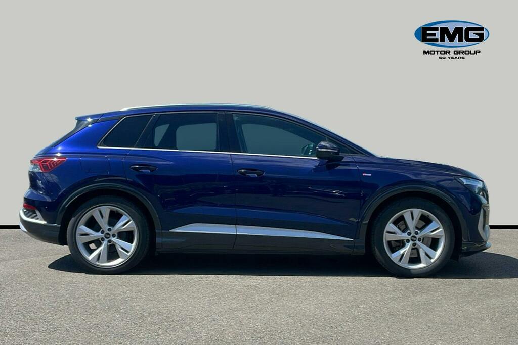 Audi Q4 E Tron 40 S Line Suv 82Kwh YX22NRF Blue #3