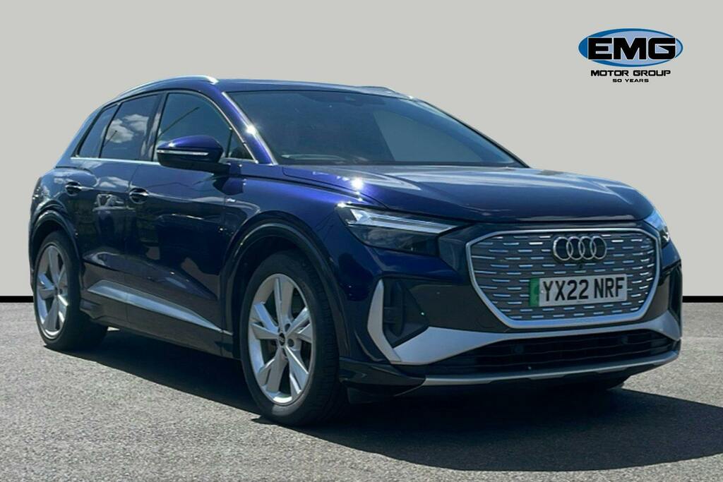 Audi Q4 E Tron 40 S Line Suv 82Kwh Blue
