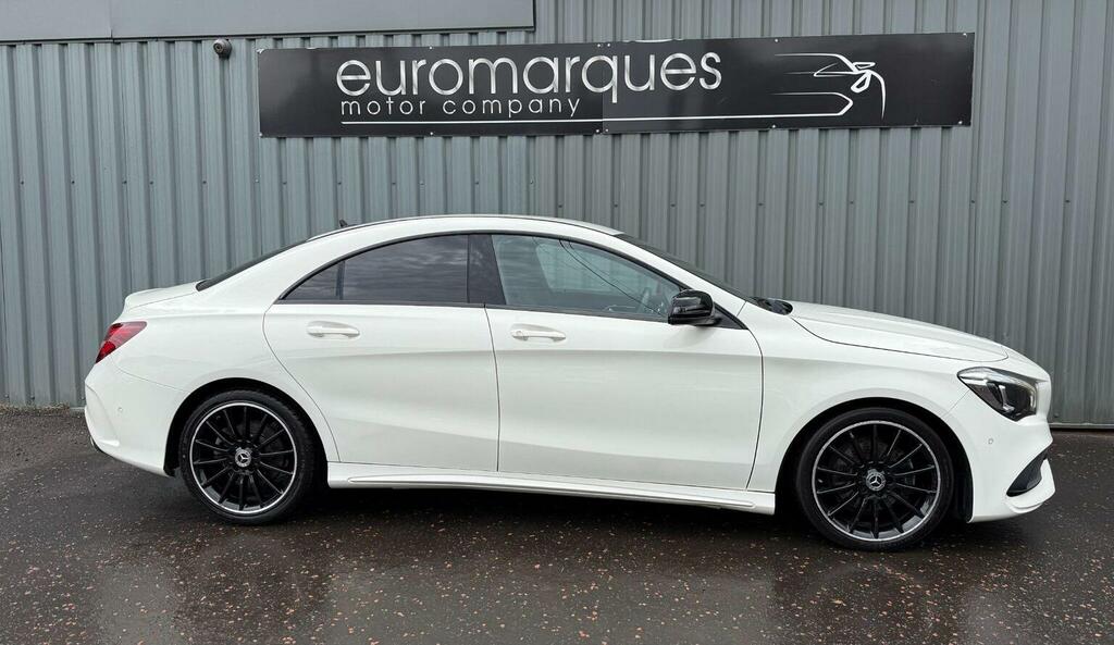 Mercedes-Benz CLA Class Saloon 1.6 Cla180 Amg Line Coupe Euro 6 Ss DC17CWY White #2
