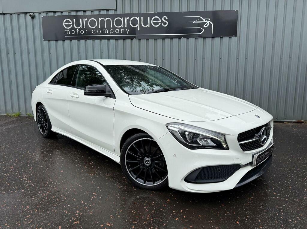 Mercedes-Benz CLA Class Saloon 1.6 Cla180 Amg Line Coupe Euro 6 Ss DC17CWY White