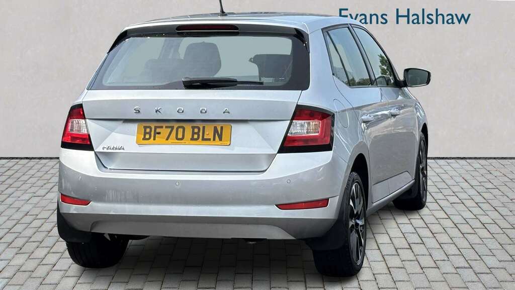 Skoda Fabia 1.0 Tsi Se Drive 2020 BF70BLN Silver #6