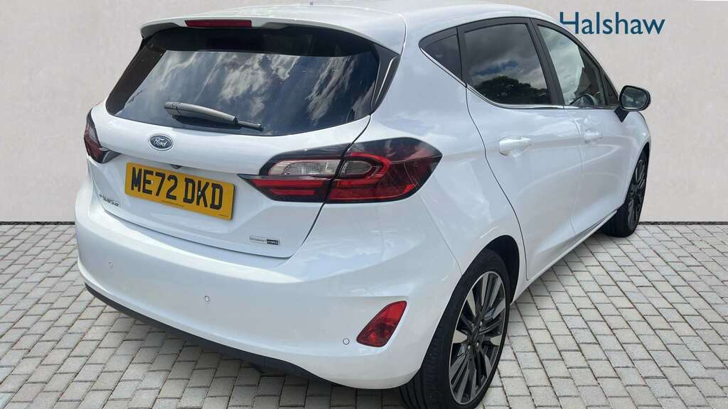 Ford Fiesta 1.0 Ecoboost Hbd Mhev 125 Titanium X 2023 ME72DKD White #2