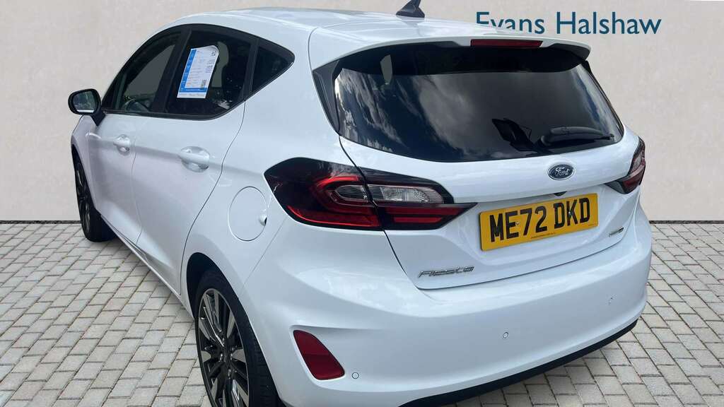 Ford Fiesta 1.0 Ecoboost Hbd Mhev 125 Titanium X 2023 ME72DKD White #3