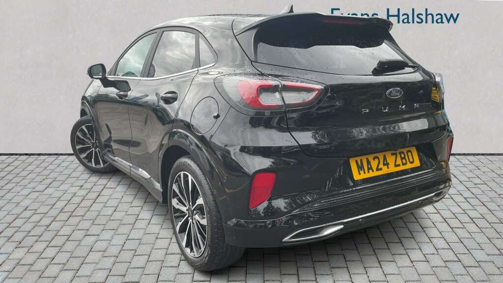 Ford Puma 1.0 Ecoboost Hybr Mhev 155 St-line Vignale Dct MA24ZBO Black #2